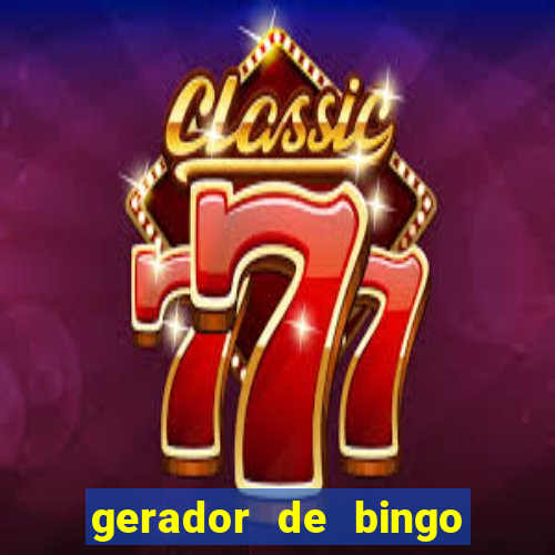 gerador de bingo de palavras